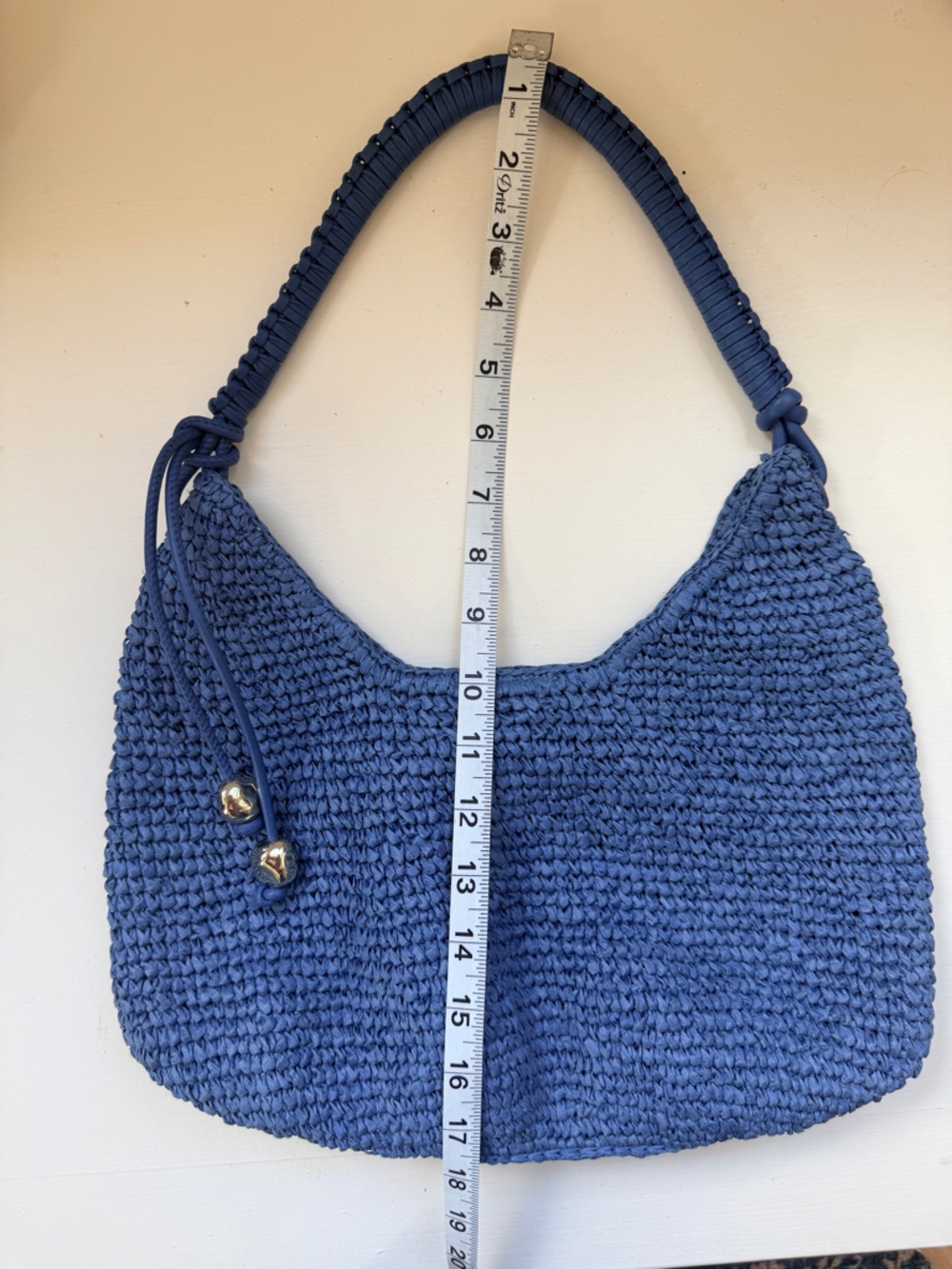 Madewell Blue Woven Shoulder Bag - Picture 4 of 8